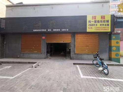 出租临渭乐天大街临街门面