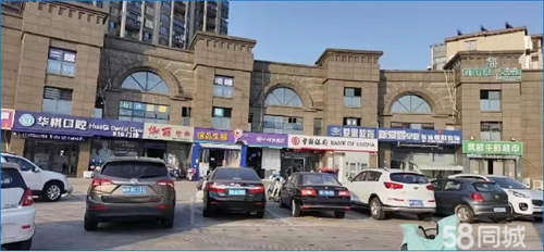 出租七街旁 润城尚郡 临街门面
