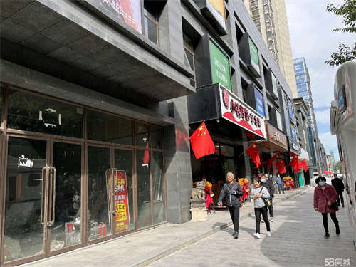 出租未央路临街商铺招品牌餐饮、服装