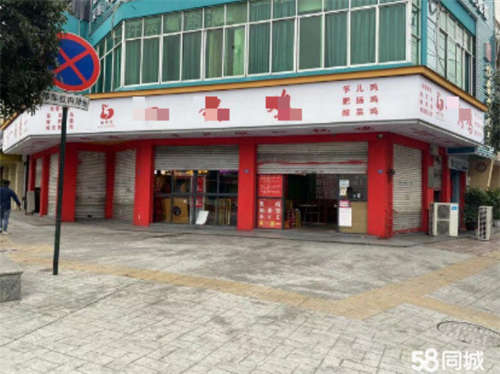 转让餐饮一条街十字路口，转角大展面旺铺转让，水电气三通