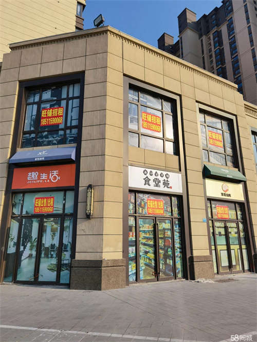 出租吾悦广场/悦鶴里入口边87平商铺，无转让费